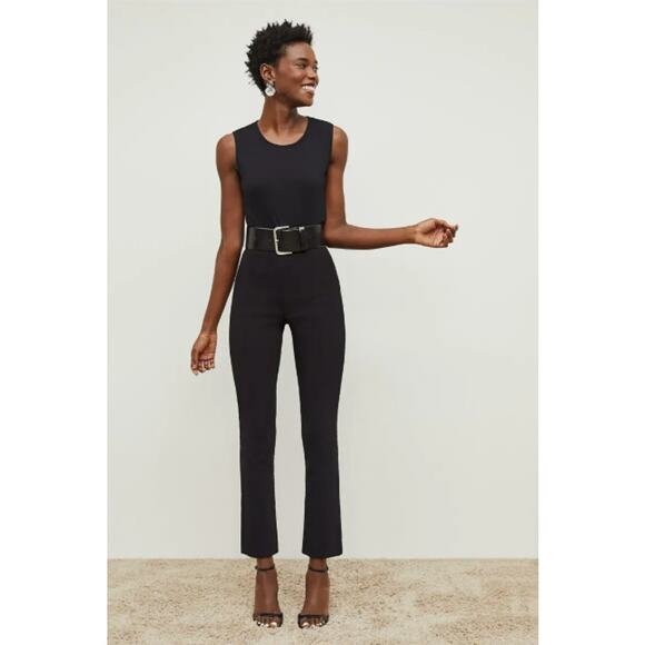 MM LaFleur Pants Womens Size 10 Black Foster Cigarette New York Professional - Picture 3 of 15